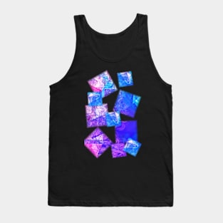 Textured Paper Overlay Tank Top